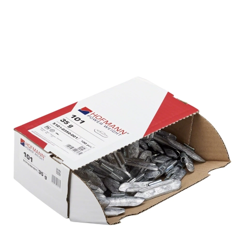 Ciężarki nabijane ołowiane HOFMANN 35g - 100 szt.