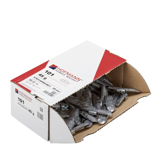 Ciężarki nabijane ołowiane HOFMANN 45g - 50 szt.