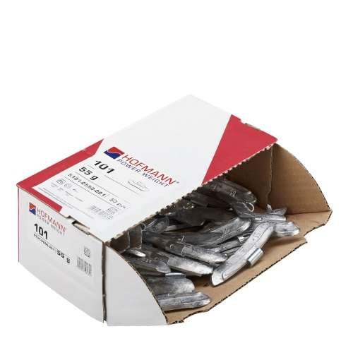 Ciężarki nabijane ołowiane HOFMANN 55g - 50 szt.