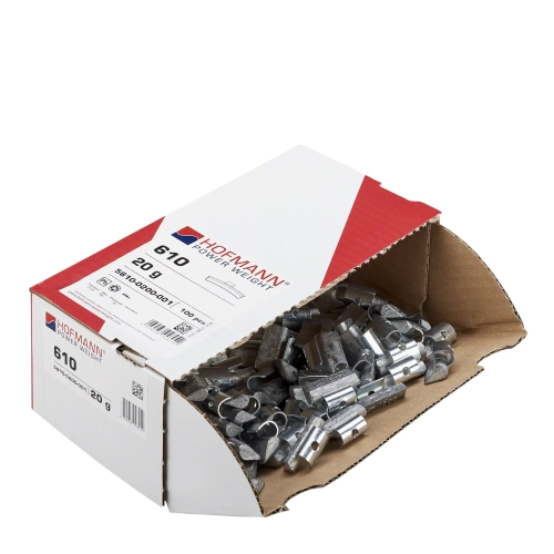 Ciężarki nabijane ołowiane do felg aluminiowych HOFMANN 20g - 100 szt.