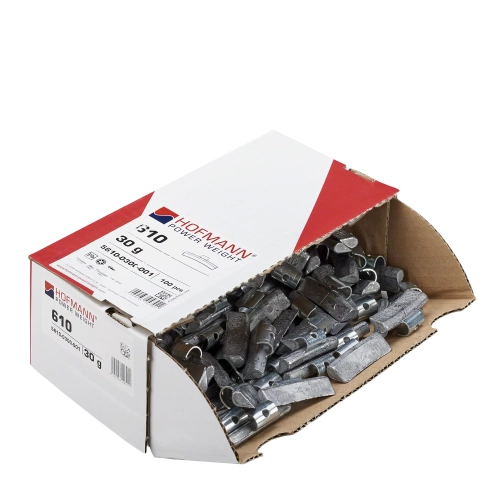 Ciężarki nabijane ołowiane do felg aluminiowych HOFMANN 30g - 100 szt.