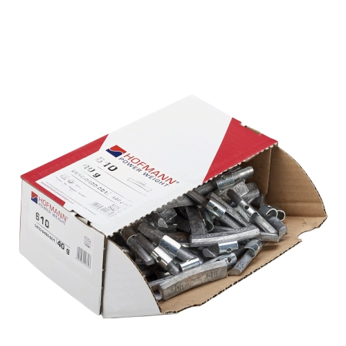 Ciężarki nabijane ołowiane do felg aluminiowych HOFMANN 40g - 100 szt.