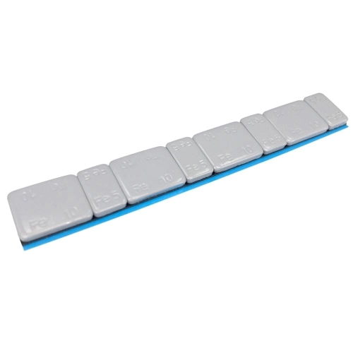 Ciężarki klejone stalowe powlekane szare 5/10 g - 100 szt.