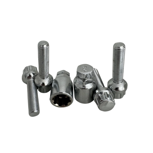 Śruba zabezpieczająca koła M12 x 1.5 x 45 kula