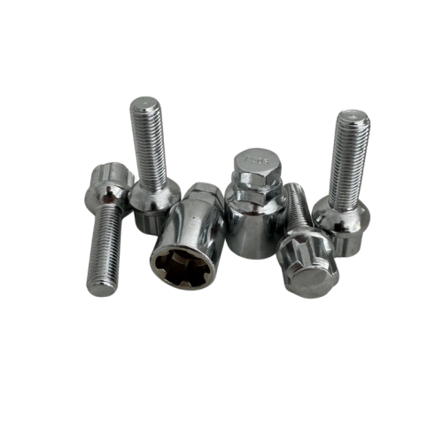 Śruba zabezpieczająca koła M12 x 1.5 x 40 kula
