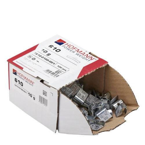 Ciężarki nabijane ołowiane do felg aluminiowych HOFMANN 10g - 100 szt.