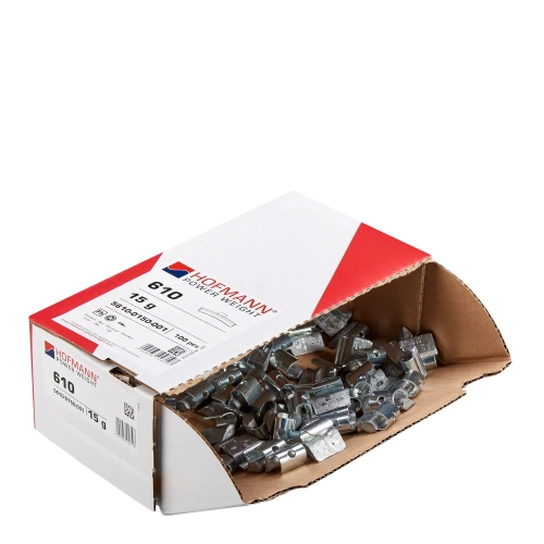 Ciężarki nabijane ołowiane do felg aluminiowych HOFMANN 15g - 100 szt.