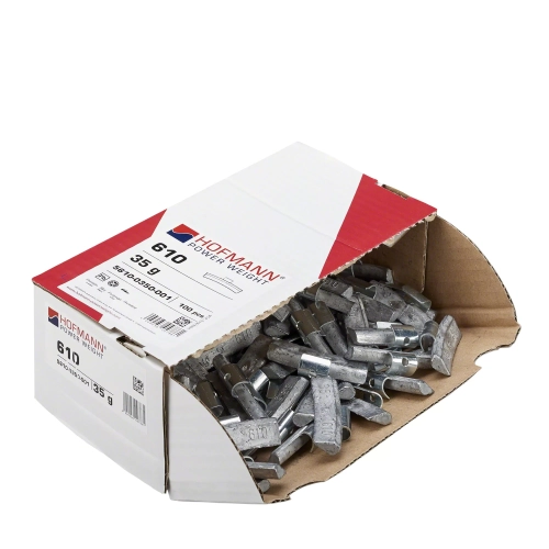 Ciężarki nabijane ołowiane do felg aluminiowych HOFMANN 35g - 100 szt.