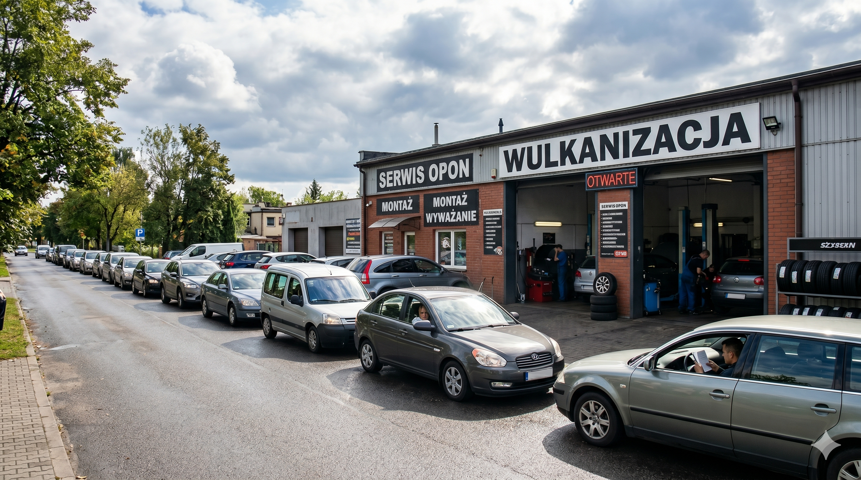 Zapisy czy kolejka w warsztacie wulkanizacyjnym? Oto jest pytanie